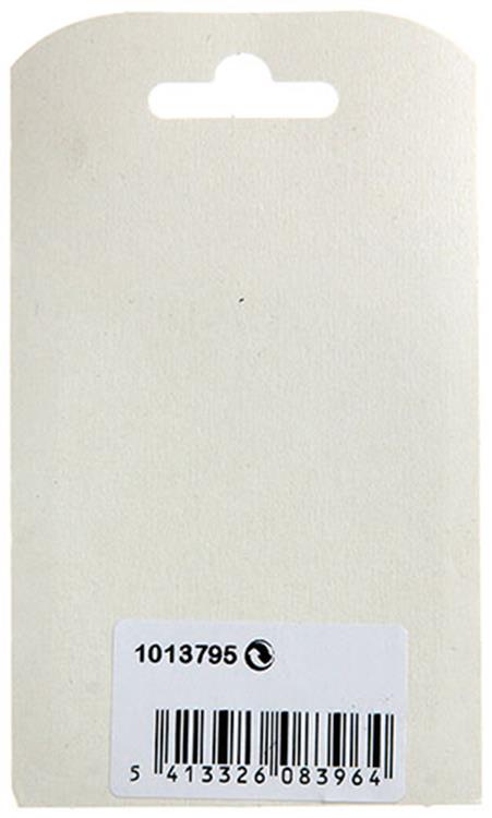Mack 1013795 - 4 carrés plissés peints en blanc 60x60mm | 10 pièces