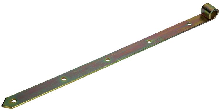 1013727 - charnière à trappe simple plaquée jaune 50 cm dia 18 mm | 6 pièces
