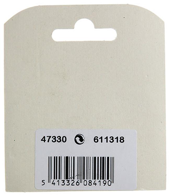 Mack 1013797 - 4 connecteurs d'angle mini blanc | 5 pièces
