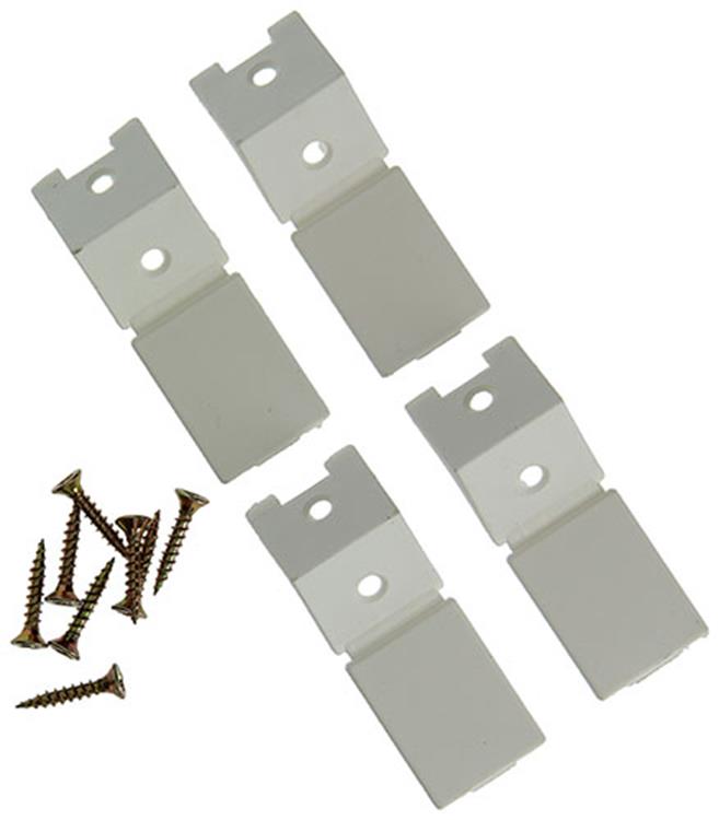 Mack 1013641 - 4 connecteurs d'angle étroits blanc | 5 pièces