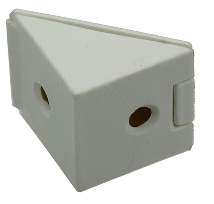 Mack 1013641 - 4 connecteurs d'angle étroits blanc | 5 pièces