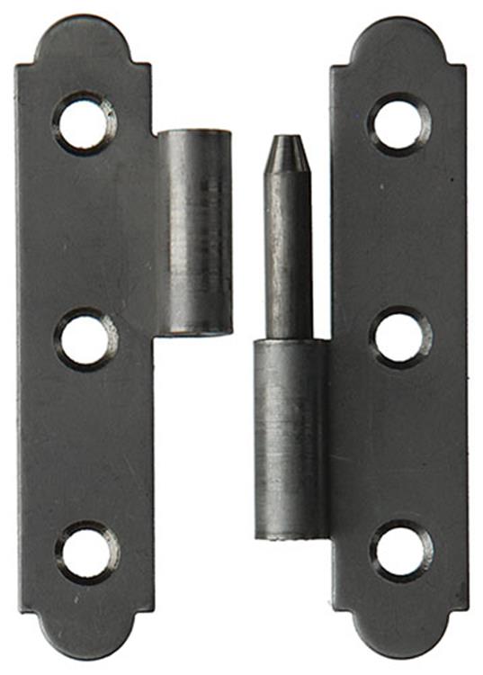 Mack 1013706 - 2 charnières espagnoles droite inox h 80 - l 45 mm | 5 pièces