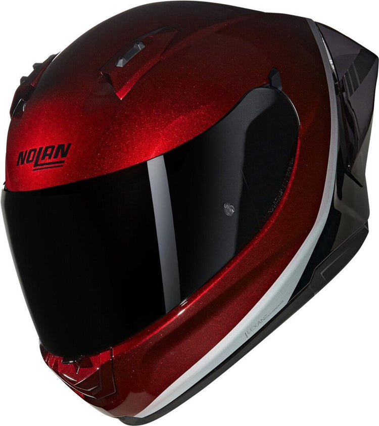 Nolan n60-6 sport verniciatura special 349 casque intégral viscéral rouge noir gris brillant - taille s - casque