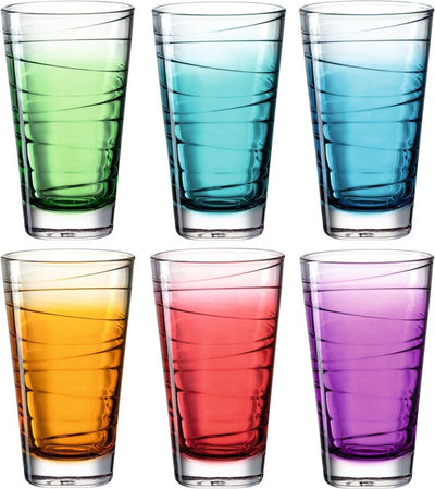 Verre à boire Leonardo assorti 280ml vario - set 6