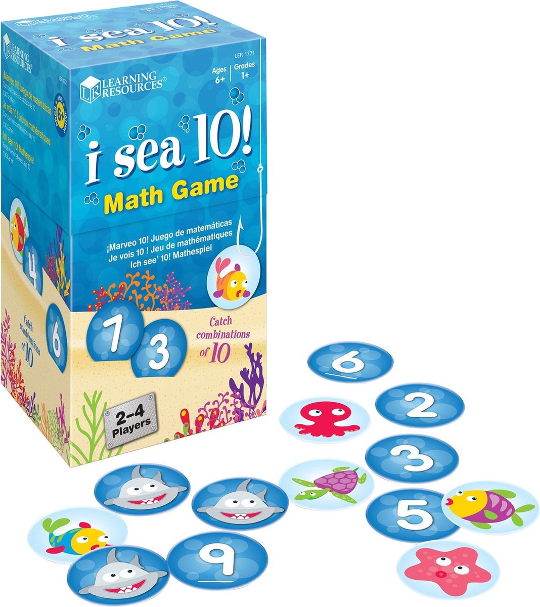 Jeu de mathématiques de ressources pédagogiques - pour les enfants de 6 ans à 6+