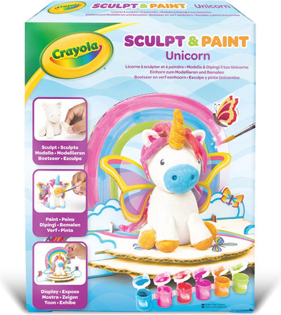 Crayola - paquet de loisirs - petite licorne - pâte à modeler auto-durcissante - pour enfants