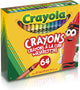Crayola - crayons de cire - 64 pièces - avec taille-crayon - pour enfants