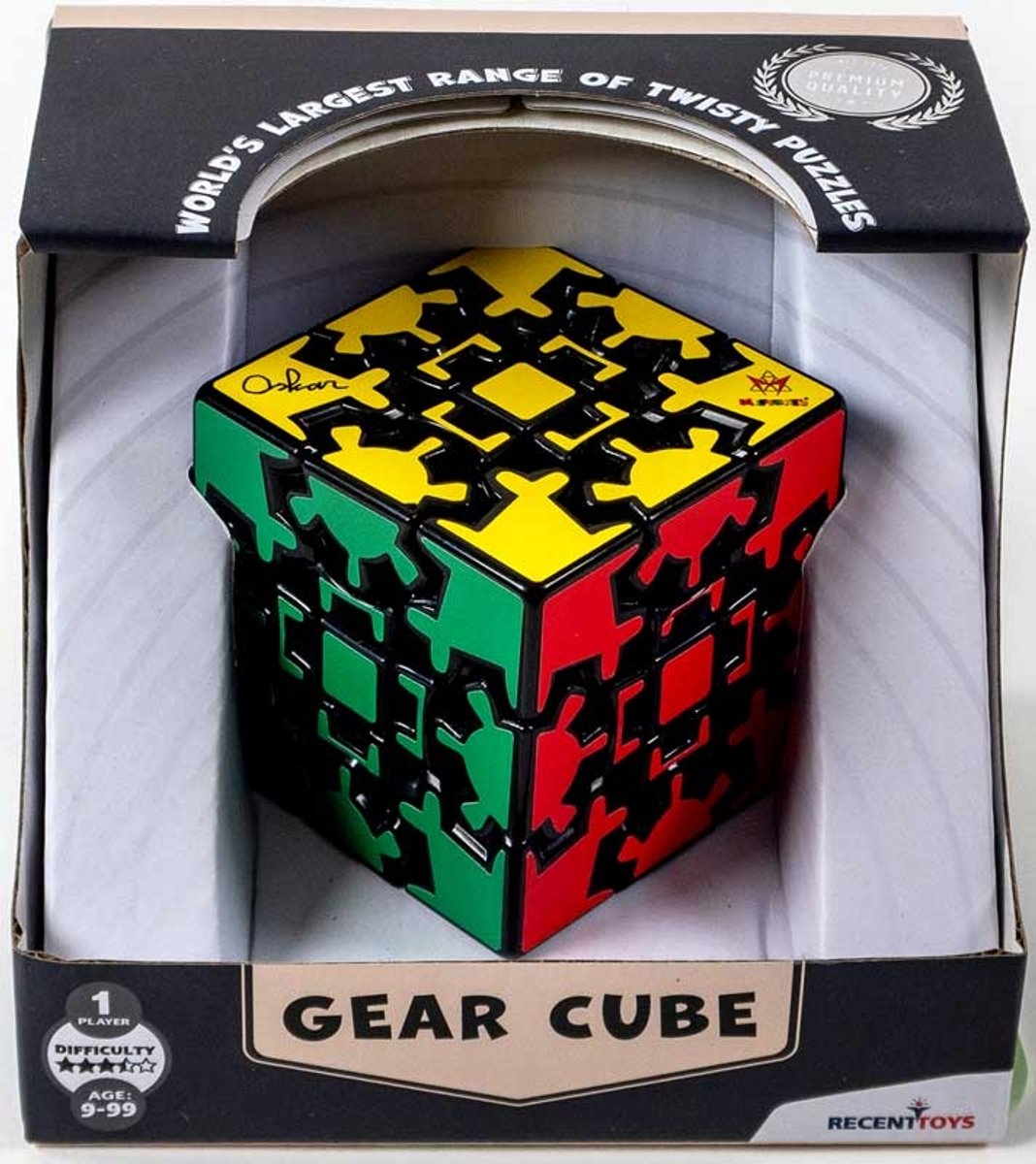 Cube d'engrenage de jouets récents, puzzle cérébral, jouet récent