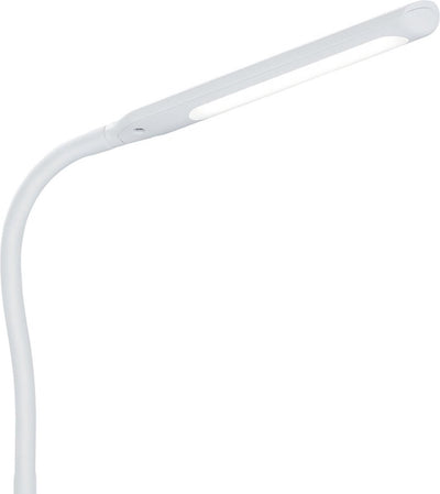 Trio polo - lampe de table - lampe de bureau - blanc mat - incl. 1x SMD 5 W - couleur de lumière réglable - tactile en 4 étapes - flexible