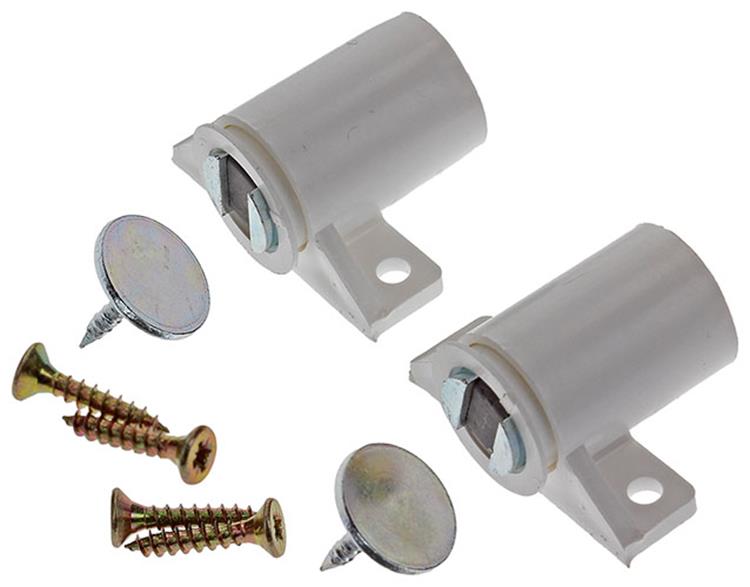Mack 1013834 - 2 serrures magnétiques blanc 3 - 4 kg | 5 pièces