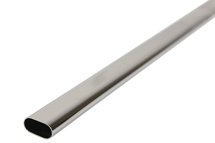Mack 1014446 - meuble chromé l 90 cm h 30 x l 15 x 0,8 mm | 5 pièces