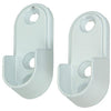 Mack 1014453 - 2 supports pour armoire blanc | 5 pièces