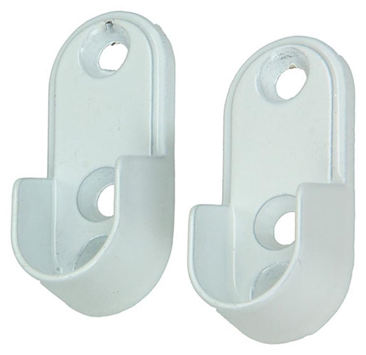 Mack 1014453 - 2 supports pour armoire blanc | 5 pièces