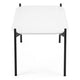 Table d'accueil paperflow mesures MDF laqué blanc