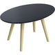 Table d'accueil paperflow scandi mdf laqué noir