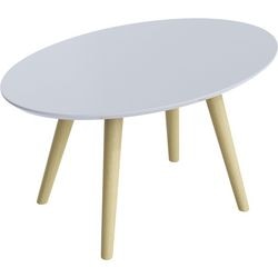 Table d'accueil paperflow scandi mdf laqué blanc