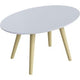 Table d'accueil paperflow scandi mdf laqué blanc