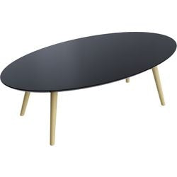 Table d'accueil paperflow scandi mdf laqué noir