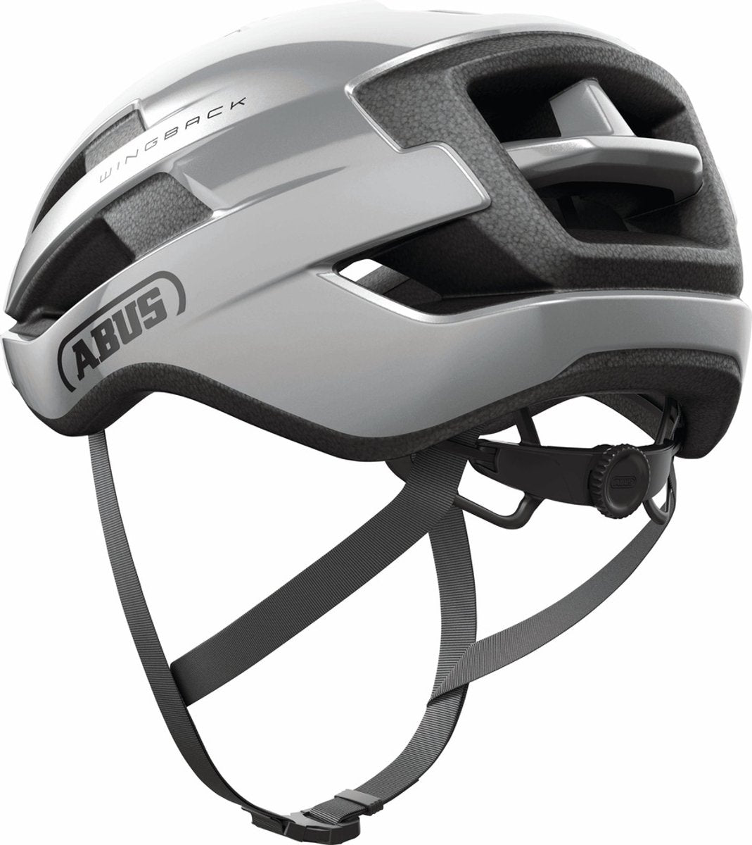 Abus casque wingback brillant argent l 57-61cm