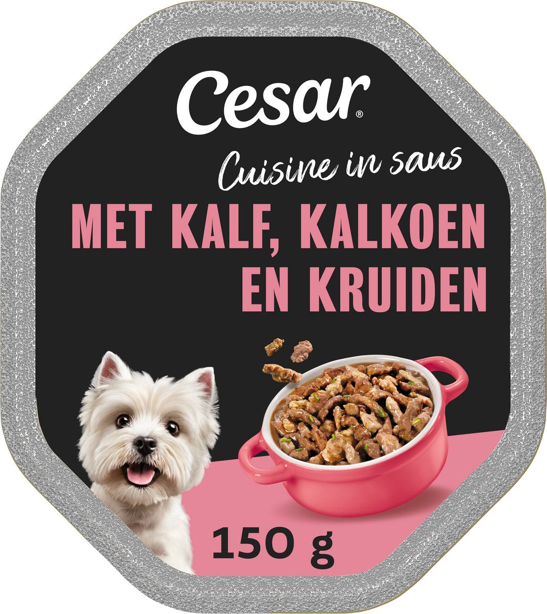 Cuillère César en pâté 300 g x10 morceaux de veau et carottes du jardin façon pâté