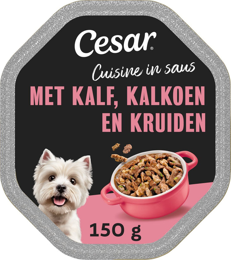 Cuillère César en pâté 300 g x10 morceaux de veau et carottes du jardin façon pâté