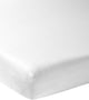 Meyco drap-housse bébé jersey blanc 80x160cm - 1 pièce