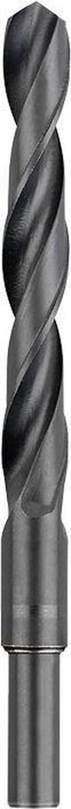 Foret à métaux professionnel HSS Kwb ø 15 mm - tige tournée, DIN 338, bleu-noir, roulé