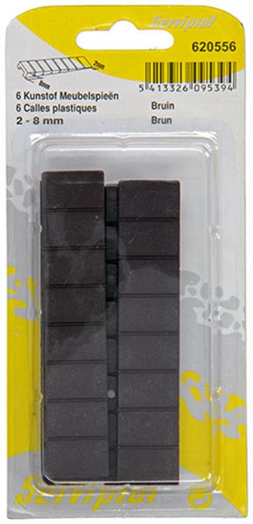 Mack 1014492 - 6 cales pour meubles en plastique | 5 pièces