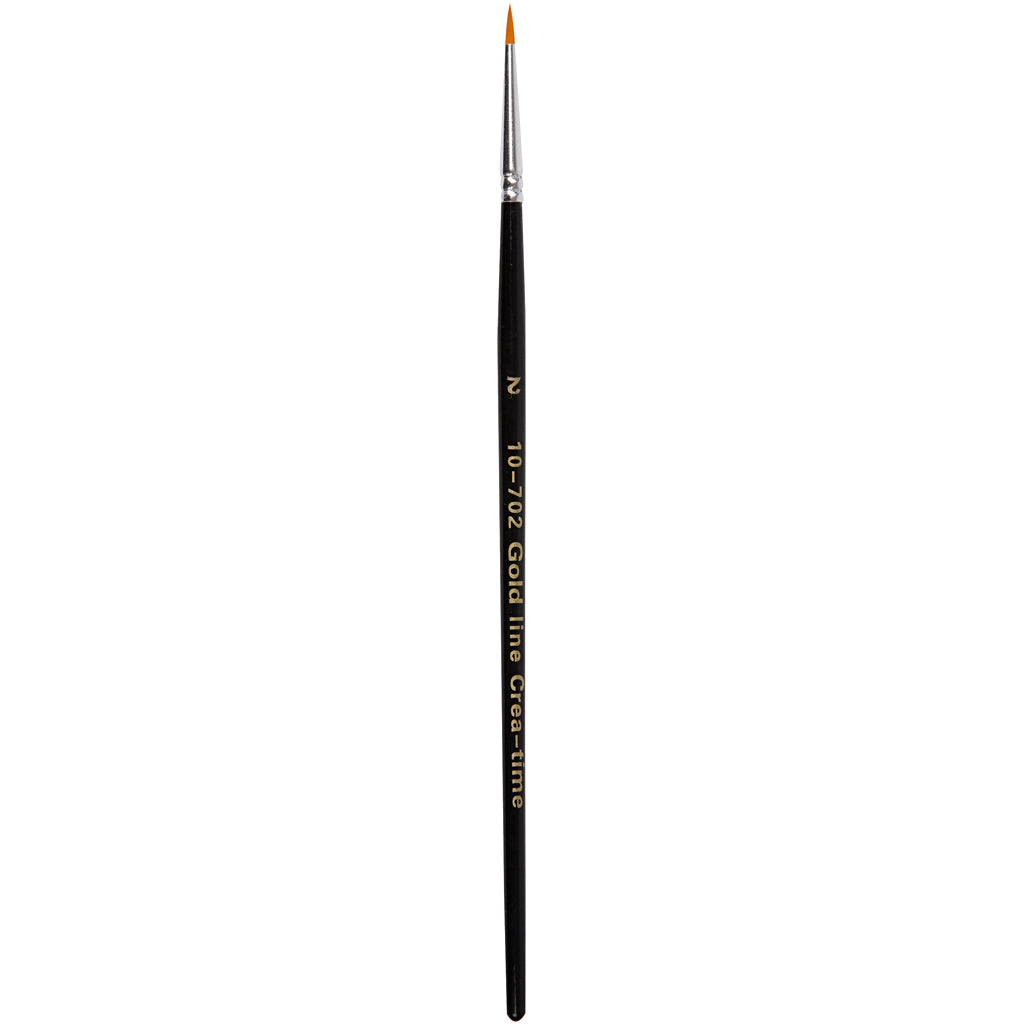 Creativ Company Gold Line Brosses, DIM 2, L: 17 cm, b: 2 mm, rond, 12 pièces 1 boîte