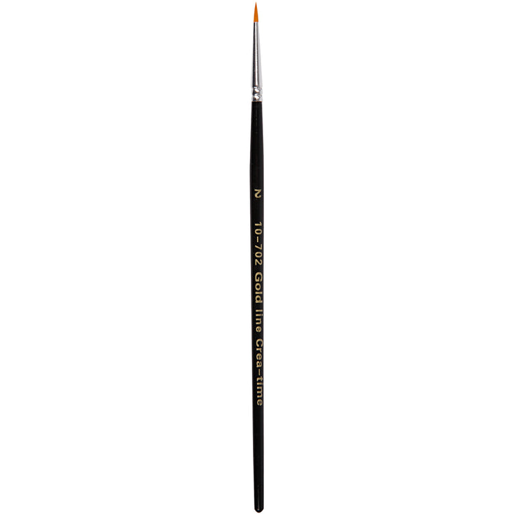 Creativ Company Gold Line Brosses, DIM 2, L: 17 cm, b: 2 mm, rond, 12 pièces 1 boîte