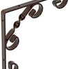 1014752 - semelle cône tournée rustique marron 150x150x13mm | 12 pièces