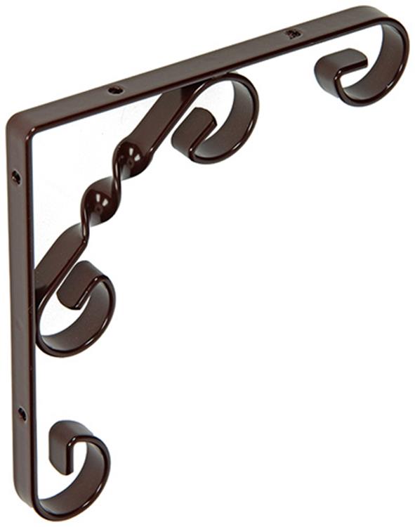 1014752 - semelle cône tournée rustique marron 150x150x13mm | 12 pièces