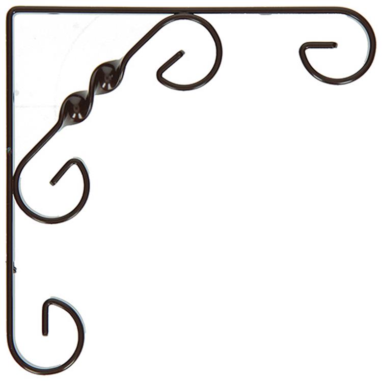 1014752 - semelle cône tournée rustique marron 150x150x13mm | 12 pièces
