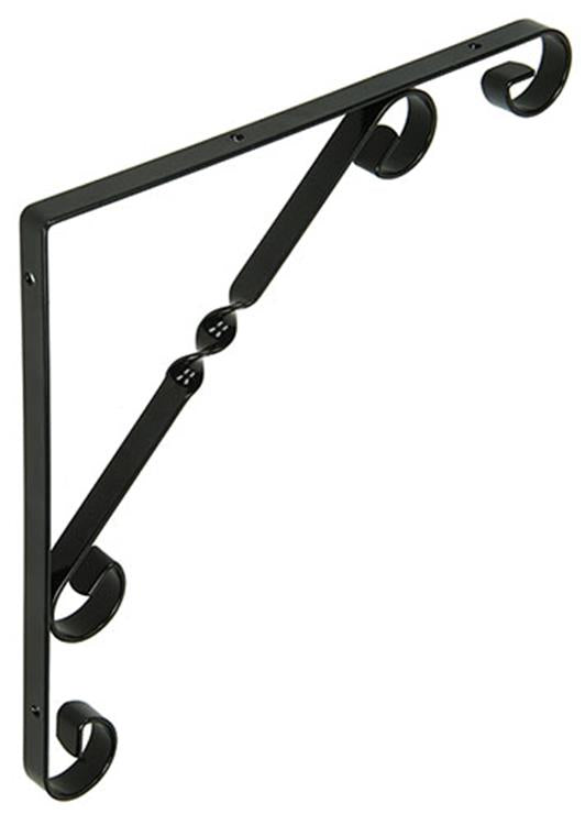 1014758 - semelle conique tournée rustique noir 250x250x13mm | 12 pièces