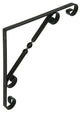 1014758 - semelle conique tournée rustique noir 250x250x13mm | 12 pièces