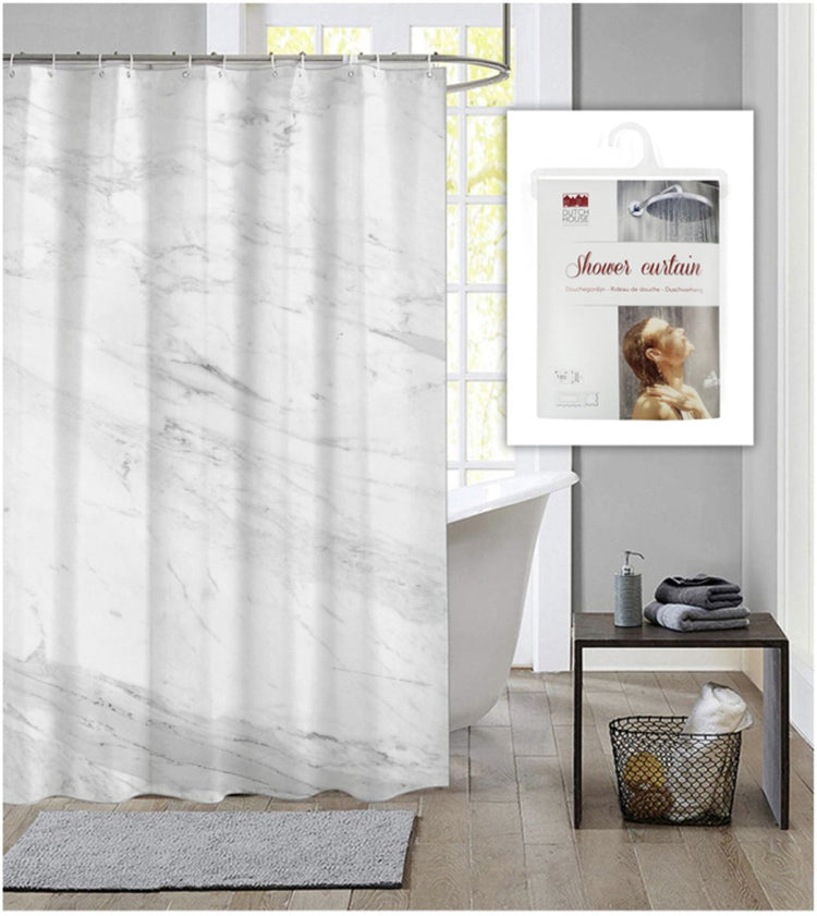 Maison hollandaise Herlandais House Curtain 180x200 cm marbre
