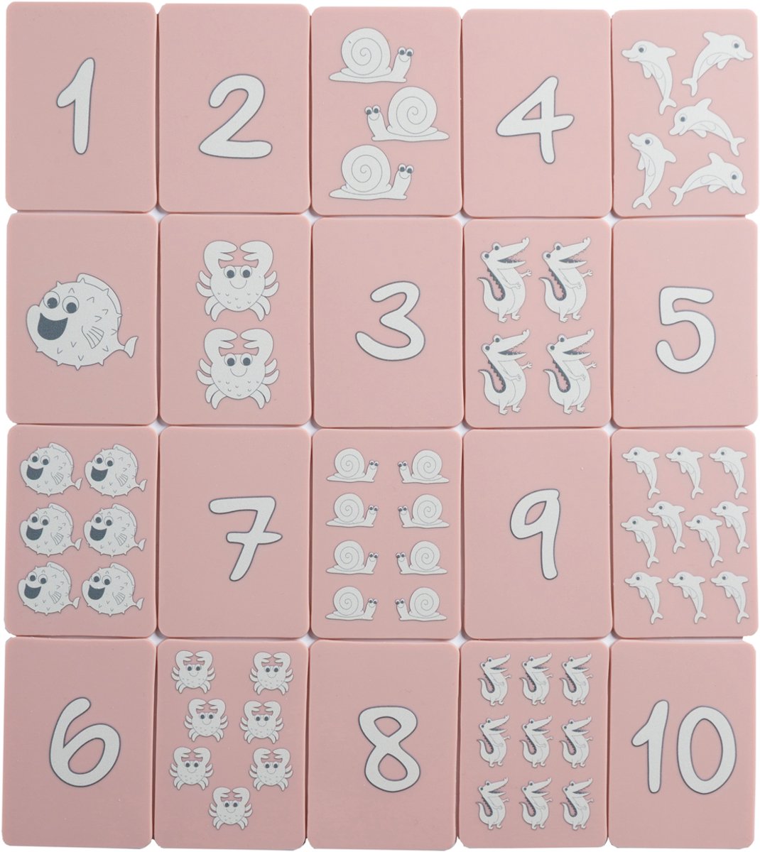 Cartes à jouer Scrunch - rose - pliables - recyclables