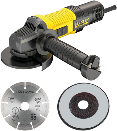 Meuleuse d'angle Stanley fatmax 850w 125mm en étui fmeg220k-qs