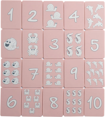 Cartes à jouer Scrunch - rose - pliables - recyclables