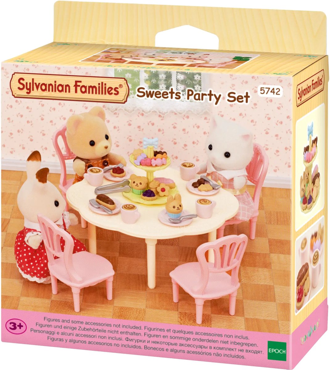 Sylvanian Families 5742 Ensemble de fête – Décoration de maison de poupée