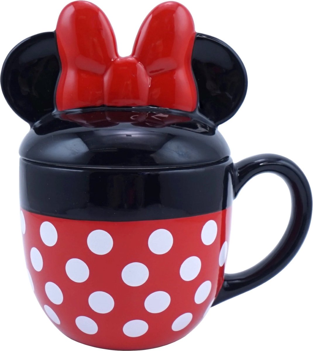 Half Moon Bay Disney - Mug en forme de Minnie Mouse avec couvercle - 425ml