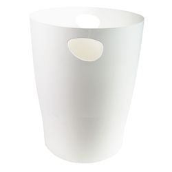 Poubelle exacompta ecobin blanc 15 l