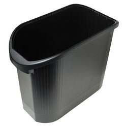 Poubelle exacompta topline noir 26 l