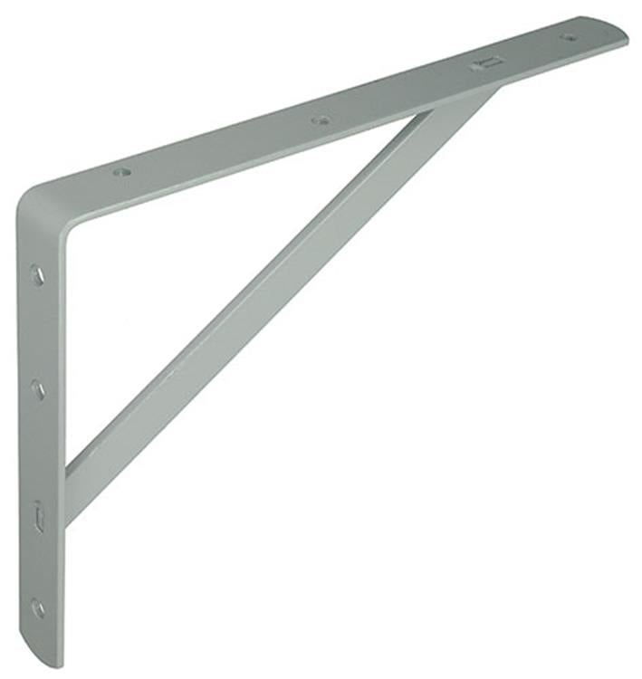 1013893 - support étagère renforcé blanc 200x300mm | 10 pièces