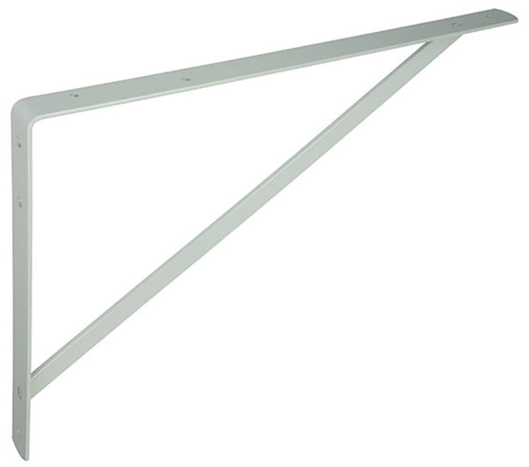 1013895 - support étagère renforcé blanc 330x500mm | 10 pièces