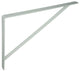 1013895 - support étagère renforcé blanc 330x500mm | 10 pièces