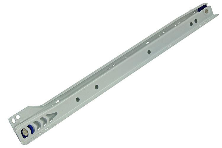 1013688 - paire de guides de tiroir roulants blanc 25kg 35cm | 5 pièces