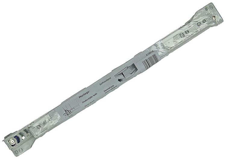 1013688 - paire de guides de tiroir roulants blanc 25kg 35cm | 5 pièces