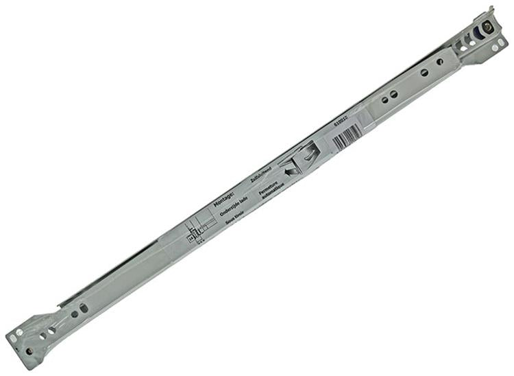 1013690 - paire de guides de tiroir roulants blanc 25kg 45cm | 5 pièces