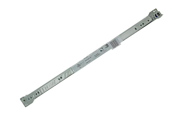 1013692 - paire de guides de tiroir roulants blanc 25kg 55cm | 5 pièces